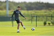 4 October 2021; Lee O'Connor during a Republic of Ireland U21 training session at the FAI National Training Centre in Abbotstown in Dublin. Photo by Seb Daly/Sportsfile