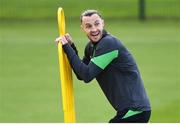 4 October 2021; Will Keane during a Republic of Ireland training session at the FAI National Training Centre in Abbotstown in Dublin. Photo by Stephen McCarthy/Sportsfile