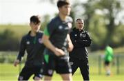 4 October 2021; Manager Jim Crawford during a Republic of Ireland U21 training session at the FAI National Training Centre in Abbotstown in Dublin. Photo by Seb Daly/Sportsfile