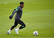 4 October 2021; Chiedozie Ogbene during a Republic of Ireland training session at the FAI National Training Centre in Abbotstown in Dublin. Photo by Stephen McCarthy/Sportsfile