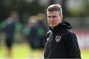 4 October 2021; Manager Stephen Kenny during a Republic of Ireland training session at the FAI National Training Centre in Abbotstown in Dublin. Photo by Stephen McCarthy/Sportsfile