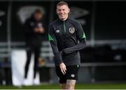 4 October 2021; James McClean during a Republic of Ireland training session at the FAI National Training Centre in Abbotstown in Dublin. Photo by Stephen McCarthy/Sportsfile