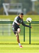 4 October 2021; Tyreik Wright during a Republic of Ireland U21 training session at the FAI National Training Centre in Abbotstown in Dublin. Photo by Seb Daly/Sportsfile