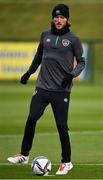 4 October 2021; Jeff Hendrick during a Republic of Ireland training session at the FAI National Training Centre in Abbotstown in Dublin. Photo by Stephen McCarthy/Sportsfile