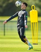 4 October 2021; Alex Gilbert during a Republic of Ireland U21 training session at the FAI National Training Centre in Abbotstown in Dublin. Photo by Seb Daly/Sportsfile