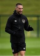 4 October 2021; Conor Hourihane during a Republic of Ireland training session at the FAI National Training Centre in Abbotstown in Dublin. Photo by Stephen McCarthy/Sportsfile
