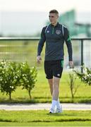 4 October 2021; Jake O'Brien before a Republic of Ireland U21 training session at the FAI National Training Centre in Abbotstown in Dublin. Photo by Seb Daly/Sportsfile