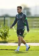 4 October 2021; Lee O'Connor before a Republic of Ireland U21 training session at the FAI National Training Centre in Abbotstown in Dublin. Photo by Seb Daly/Sportsfile