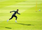 4 October 2021; Chiedozie Ogbene during a Republic of Ireland training session at the FAI National Training Centre in Abbotstown in Dublin. Photo by Stephen McCarthy/Sportsfile