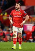 2 October 2021; RG Snyman of Munster during the United Rugby Championship match between Munster and DHL Stormers at Thomond Park in Limerick. Photo by Brendan Moran/Sportsfile