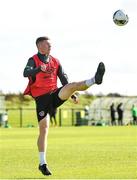4 October 2021; Kameron Ledwidge during a Republic of Ireland U21 training session at the FAI National Training Centre in Abbotstown in Dublin. Photo by Seb Daly/Sportsfile