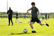 4 October 2021; Colm Whelan during a Republic of Ireland U21 training session at the FAI National Training Centre in Abbotstown in Dublin. Photo by Seb Daly/Sportsfile