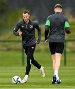 5 October 2021; Will Keane during a Republic of Ireland training session at the FAI National Training Centre in Abbotstown in Dublin. Photo by Stephen McCarthy/Sportsfile