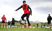5 October 2021; Josh Cullen during a Republic of Ireland training session at the FAI National Training Centre in Abbotstown in Dublin. Photo by Stephen McCarthy/Sportsfile