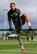 5 October 2021; Callum Robinson during a Republic of Ireland training session at the FAI National Training Centre in Abbotstown in Dublin. Photo by Stephen McCarthy/Sportsfile