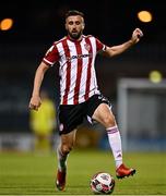1 October 2021; Daniel Lafferty of Derry City during the SSE Airtricity League Premier Division match between Shamrock Rovers and Derry City at Tallaght Stadium in Dublin. Photo by Eóin Noonan/Sportsfile