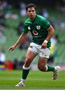 3 July 2021; Joey Carbery of Ireland during the International Rugby Friendly match between Ireland and Japan at Aviva Stadium in Dublin. Photo by Brendan Moran/Sportsfile