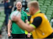 3 July 2021; Ireland forwards coach Paul O'Connell before the International Rugby Friendly match between Ireland and Japan at Aviva Stadium in Dublin. Photo by Brendan Moran/Sportsfile