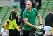 3 July 2021; Ireland forwards coach Paul O'Connell before the International Rugby Friendly match between Ireland and Japan at Aviva Stadium in Dublin. Photo by Brendan Moran/Sportsfile