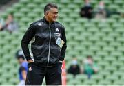 3 July 2021; Japan head coach Jamie Joseph before the International Rugby Friendly match between Ireland and Japan at Aviva Stadium in Dublin. Photo by Brendan Moran/Sportsfile