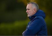 5 October 2021; Ireland head coach Mark Tumilty before an international friendly match between Ireland and Malaysia at Lisnagarvey Hockey Club in Hillsborough, Down. Photo by Ramsey Cardy/Sportsfile