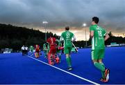 5 October 2021; Mark McNellis of Ireland before an international friendly match between Ireland and Malaysia at Lisnagarvey Hockey Club in Hillsborough, Down. Photo by Ramsey Cardy/Sportsfile