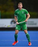 5 October 2021; Conor Empey of Ireland during an international friendly match between Ireland and Malaysia at Lisnagarvey Hockey Club in Hillsborough, Down. Photo by Ramsey Cardy/Sportsfile