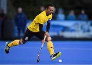 5 October 2021; Marhan Jalil of Malaysia during an international friendly match between Ireland and Malaysia at Lisnagarvey Hockey Club in Hillsborough, Down. Photo by Ramsey Cardy/Sportsfile