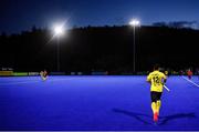 5 October 2021; Aminudin Zain of Malaysia during an international friendly match between Ireland and Malaysia at Lisnagarvey Hockey Club in Hillsborough, Down. Photo by Ramsey Cardy/Sportsfile