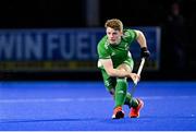 5 October 2021; Peter McKibbin of Ireland during an international friendly match between Ireland and Malaysia at Lisnagarvey Hockey Club in Hillsborough, Down. Photo by Ramsey Cardy/Sportsfile