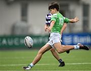 6 October 2021; Daragh O'Dwyer of Gonzaga College during the Bank of Ireland Leinster Schools Junior Cup Round 2 match between Gonzaga College and Terenure at Energia Park in Dublin. Photo by Piaras Ó Mídheach/Sportsfile