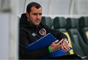 7 October 2021; Assistant manager John O'Shea during a Republic of Ireland U21's training session at Tallaght Stadium in Dublin. Photo by Sam Barnes/Sportsfile