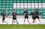 7 October 2021; A general view during a Republic of Ireland U21's training session at Tallaght Stadium in Dublin. Photo by Sam Barnes/Sportsfile