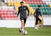 7 October 2021; Conor Coventry during a Republic of Ireland U21's training session at Tallaght Stadium in Dublin. Photo by Sam Barnes/Sportsfile