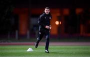 7 October 2021; Coach Anthony Barry during a Republic of Ireland training session at the Baku Olympic Stadium Training Pitch in Baku, Azerbaijan. Photo by Stephen McCarthy/Sportsfile