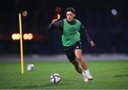 7 October 2021; Jamie McGrath during a Republic of Ireland training session at the Baku Olympic Stadium Training Pitch in Baku, Azerbaijan. Photo by Stephen McCarthy/Sportsfile