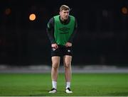 7 October 2021; Nathan Collins during a Republic of Ireland training session at the Baku Olympic Stadium Training Pitch in Baku, Azerbaijan. Photo by Stephen McCarthy/Sportsfile