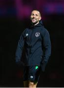 7 October 2021; Conor Hourihane during a Republic of Ireland training session at the Baku Olympic Stadium Training Pitch in Baku, Azerbaijan. Photo by Stephen McCarthy/Sportsfile