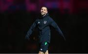 7 October 2021; Conor Hourihane during a Republic of Ireland training session at the Baku Olympic Stadium Training Pitch in Baku, Azerbaijan. Photo by Stephen McCarthy/Sportsfile