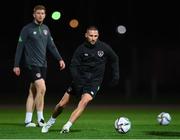 7 October 2021; Conor Hourihane during a Republic of Ireland training session at the Baku Olympic Stadium Training Pitch in Baku, Azerbaijan. Photo by Stephen McCarthy/Sportsfile