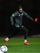 7 October 2021; Callum Robinson during a Republic of Ireland training session at the Baku Olympic Stadium Training Pitch in Baku, Azerbaijan. Photo by Stephen McCarthy/Sportsfile