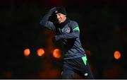 7 October 2021; Callum Robinson during a Republic of Ireland training session at the Baku Olympic Stadium Training Pitch in Baku, Azerbaijan. Photo by Stephen McCarthy/Sportsfile