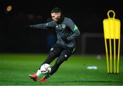 7 October 2021; Matt Doherty during a Republic of Ireland training session at the Baku Olympic Stadium Training Pitch in Baku, Azerbaijan. Photo by Stephen McCarthy/Sportsfile