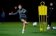 7 October 2021; Jamie McGrath during a Republic of Ireland training session at the Baku Olympic Stadium Training Pitch in Baku, Azerbaijan. Photo by Stephen McCarthy/Sportsfile