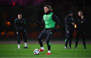 7 October 2021; Jeff Hendrick during a Republic of Ireland training session at the Baku Olympic Stadium Training Pitch in Baku, Azerbaijan. Photo by Stephen McCarthy/Sportsfile