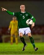 7 October 2021; Cathal Heffernan of Republic of Ireland during the UEFA U17 Championship Qualifier match between Republic of Ireland and Andorra at Turner's Cross in Cork. Photo by Eóin Noonan/Sportsfile