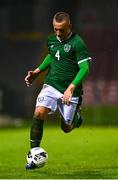 7 October 2021; Sam Curtis of Republic of Ireland during the UEFA U17 Championship Qualifier match between Republic of Ireland and Andorra at Turner's Cross in Cork. Photo by Eóin Noonan/Sportsfile