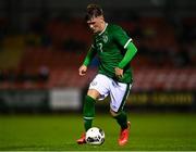 7 October 2021; Kevin Zefi of Republic of Ireland during the UEFA U17 Championship Qualifier match between Republic of Ireland and Andorra at Turner's Cross in Cork. Photo by Eóin Noonan/Sportsfile