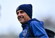 7 October 2021; Republic of Ireland coach Ian Hill before the UEFA U17 Championship Qualifier match between Republic of Ireland and Andorra at Turner's Cross in Cork. Photo by Eóin Noonan/Sportsfile