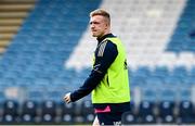 8 October 2021; Dan Leavy during a Leinster Rugby captain's run at the RDS Arena in Dublin. Photo by Harry Murphy/Sportsfile